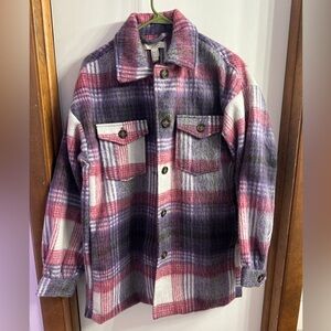 Forever 21 Multicolor Plaid Jacket
